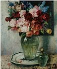 Fleurs Canvas Paintings - Vase de Fleurs